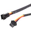 2 PCS 4.5W LED Tube DRL Steering Lamp 270LM 6500K White/Yellow 45cm - 3