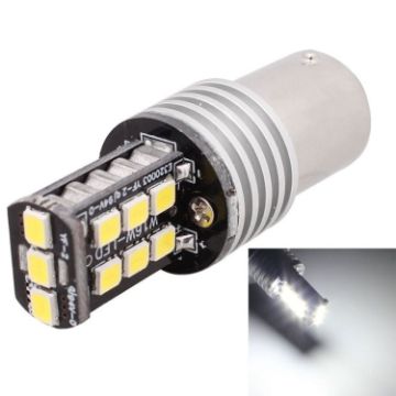 2 PCS 1156 3W LED 300LM SMD 2835 Car Rear Turn/Backup Light 12V White - 1