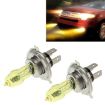 H4 HOD Halogen Bulbs 12V 100W 2400LM 3500K Yellow Headlights (2 Pack) - 1