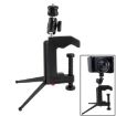 Compact Folding Tripod Clamp for Mini Card Digital Camera - Black - 1