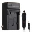 2 in 1 Digital Camera Battery Charger for CANON NB2L/2LH/2LH12/14 Black - 1