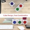 PowerCube 10A Universal Wall Adapter with 5 Sockets, AU Plug, Random Color - 8