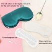 USB Charging Heating Silk Moxa Sleep Eye Mask - Pink | Relax & Rejuvenate - 4