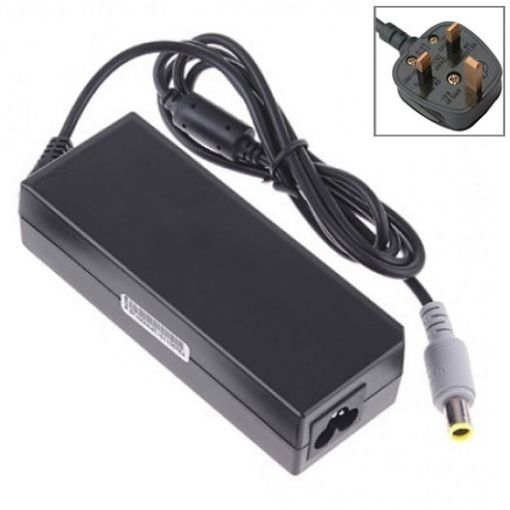 Lenovo Notebook UK Plug AC Adapter 20V 4.5A 90W, 8.0x7.4mm Tips - 1