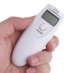LCD Display Breath Alcohol Tester with Audible Alert - White - 5