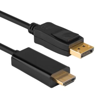 DisplayPort to HDMI Cable 1.8m - Male to Male Connector - 1