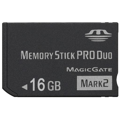 MARK2 High Speed Memory Stick Pro Duo - 100% Real Capacity, Black - 1