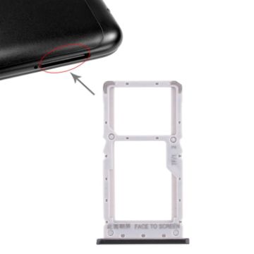 Xiaomi Redmi Note 6 Pro SIM & Micro SD Card Tray (Black) - 1