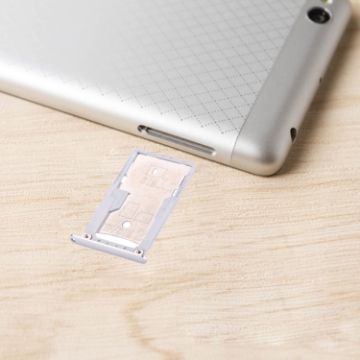 Xiaomi Redmi 3 & 3s SIM & SIM/TF Card Tray Silver - 1