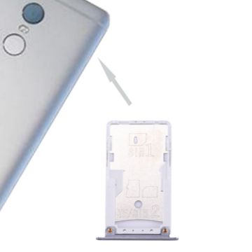 Xiaomi Redmi Note 4 SIM & SIM/TF Card Tray Grey Replacement - 1