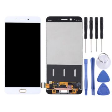 OPPO R9s Plus White TFT LCD Screen Digitizer Full Assembly - 1