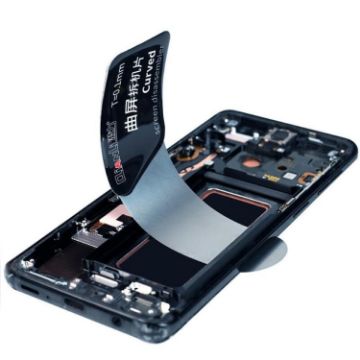 QIANLI 10 PCS Ultra Thin Curved Screen Pry Spudger Disassembling Card - 1