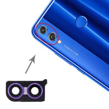 Huawei Honor 8X Camera Lens Cover - Dark Purple Replacement Part - 1