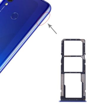 Xiaomi Redmi 7 Blue SIM Card Tray + Micro SD Card - 1