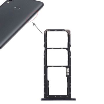 Asus Zenfone Max Pro (M1) SIM & Micro SD Card Tray Set - Black - 1