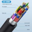 USB4 Type-C Female to Female Panel Extension Cable, 0.6m Length - 4