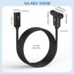USB4 Type-C Female to Female Panel Extension Cable, 0.6m Length - 2