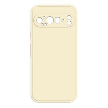 Google Pixel 9 Pro White Liquid Silicone Phone Case - 1
