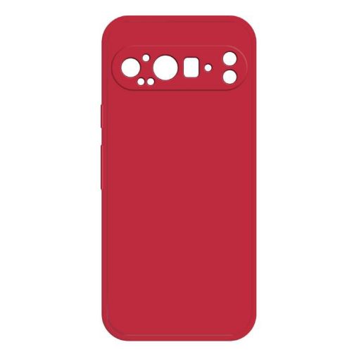 Google Pixel 9 Pro Red Imitation Liquid Silicone Phone Case - 1