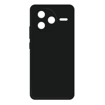 Redmi K80 Black Imitation Liquid Silicone Phone Case - 1