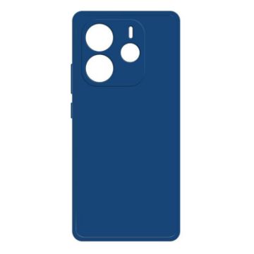 Redmi Note 14 5G Blue Imitation Liquid Silicone Phone Case - 1