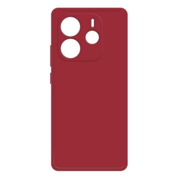 Redmi Note 14 5G Dark Red Liquid Silicone Phone Case - 1