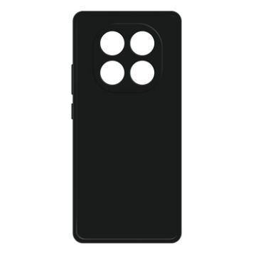 Redmi Note 14 Pro 4G Black Imitation Liquid Silicone Phone Case - 1