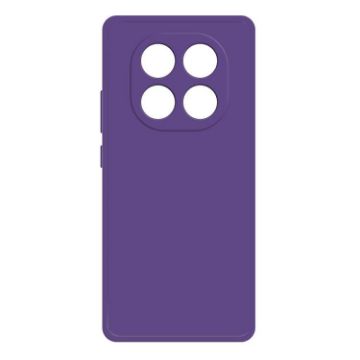 Redmi Note 14 Pro 4G Dark Purple Silicone Phone Case - 1