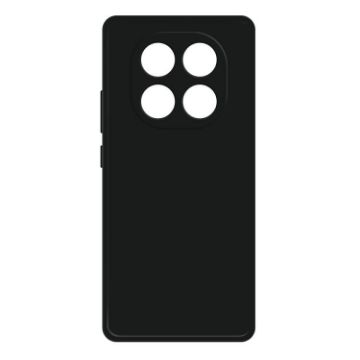 Redmi Note 14 Pro 5G Black Liquid Silicone Phone Case - 1