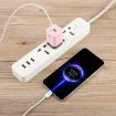 KO-72 38W QC3.0 USB & USB-C PD Quick Charger, US Plug, Pink - 5