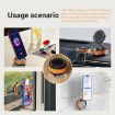K10B White Car Phone Holder - Rotatable, Magnetic, Foldable Vacuum - 7