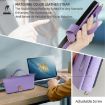 Realme 14 5G Purple Leather Crossbody Phone Case - Cross Texture - 7