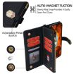 Realme P3 Ultra 5G Black Crossbody Leather Phone Case - 3