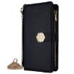 Redmi Note 14S 4G Black Leather Crossbody Phone Case - 2