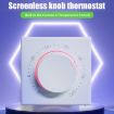 BHT-101GCL Boiler Heating Smart Thermostat, Dual Color LED, White - 2