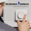 BHT-101GCL Boiler Heating Smart Thermostat, Dual Color LED, White - 4