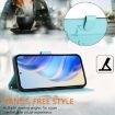 OPPO A5x 5G/4G Global Smile Embossing RFID Leather Case Mint Green - 4