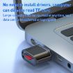 Type-C 3.0 to TF Card Reader - High Speed Mini, Light Gold - 3