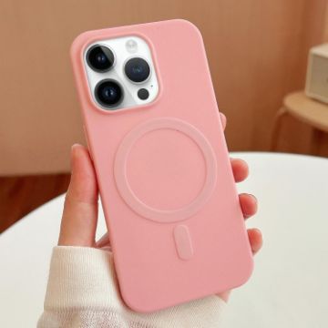 iPhone 14 Pro Pink Stripe MagSafe TPU Case - 1