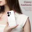 Vivo S30 Pink Transparent Plating Fine Hole Phone Case - 4
