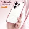 Vivo S30 Pink Transparent Plating Fine Hole Phone Case - 6