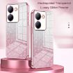 Vivo S30 Green Gradient Glitter Powder Electroplated Phone Case - 2