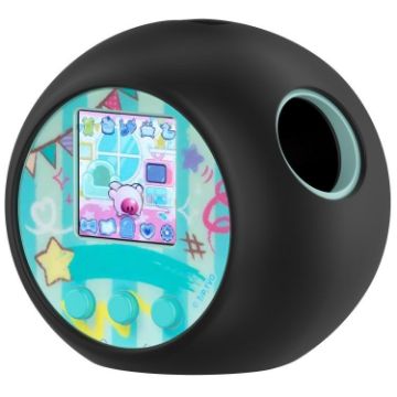 Punirunes Interactive Toy Digital Pet Silicone Protective Case - Black - 1