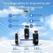 K88 Business Lavalier Single Ear Bluetooth Earphones - White Silver - 4