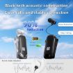 K88 Business Lavalier Single Ear Bluetooth Earphones - White Silver - 5