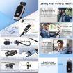K88 Business Lavalier Single Ear Bluetooth Earphones - White Silver - 7