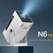 N6 1280x720P 70ANSI Android 11.0 Smart Mini Projector UK Plug Black - 6