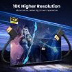 16K DisplayPort Extension Cable 1.2m, DP2.1 52Gbps 30Hz (Black) - 5