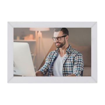 13.3" LCD Cloud Photo Frame 1G+32GB Quad-Core Android 6.0 UK Plug White - 1