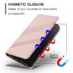 Xiaomi 14 Ultra 5G Pink Retro Leather Wallet Phone Case - Global Version - 5